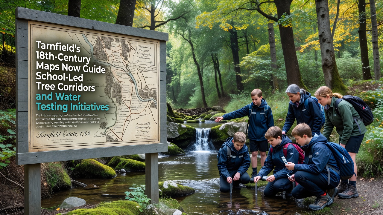 Historic Maps Steer Educational Conservation Projects Across Tarnfield